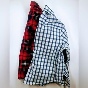 OshKosh B’gosh and Lee boy’s plaid classic button down shirts